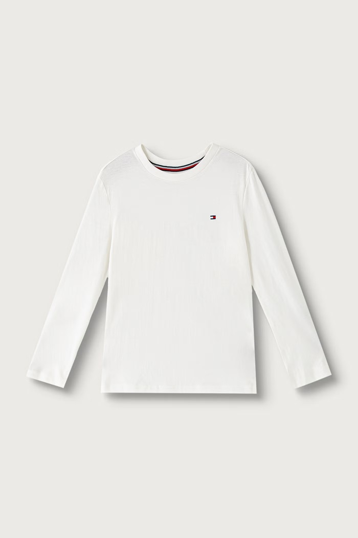Chłopiec Tommy Hilfiger Longsleeve dziecięcy bawełniany 2-pack UK0UK00077.9BY2 bordowy