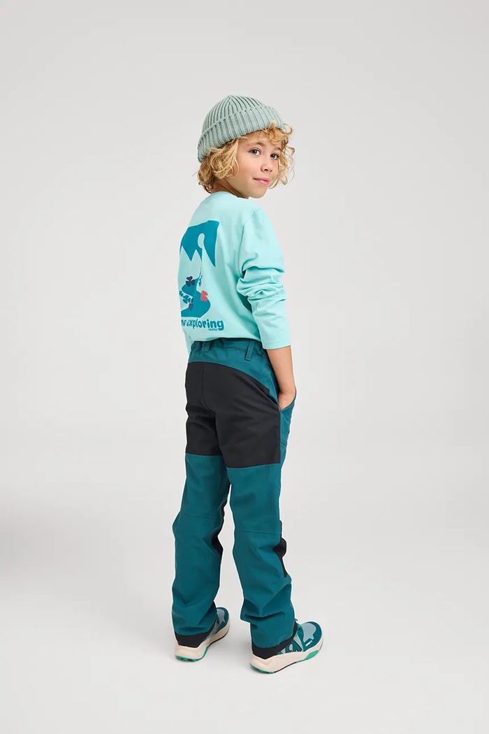 Reima longsleeve dziecięcy z bawełną Tosikiva turkusowy 5200472A.9BY2
