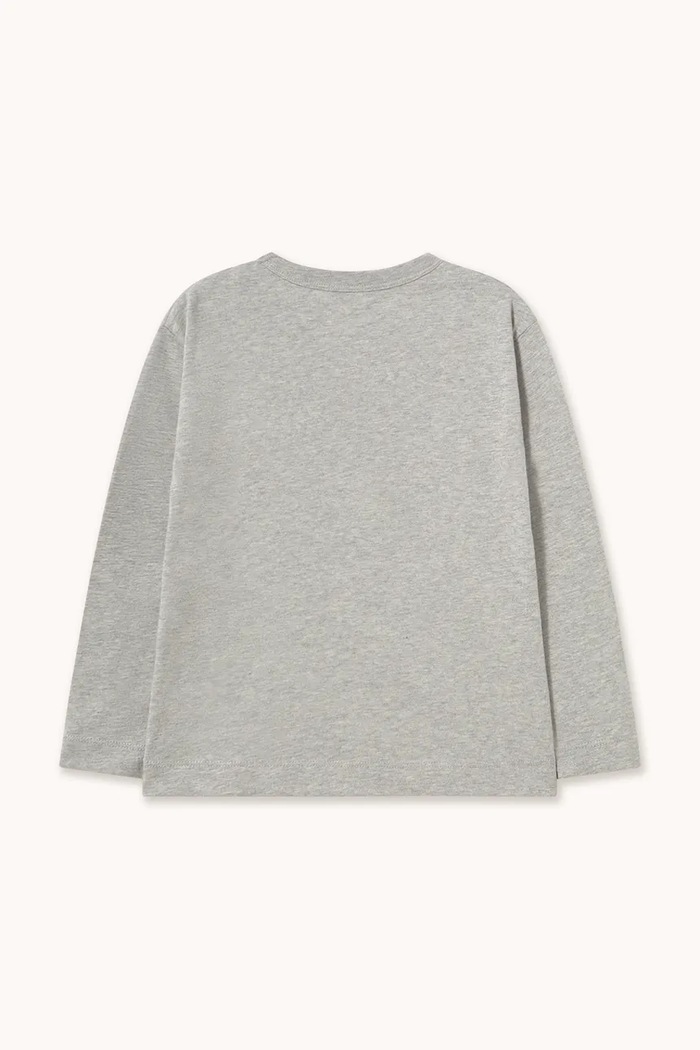 Tinycottons tričko s dlouhým rukávem dětské bavlněné TWO DOGS GRAPHIC SLEEVE TEE AW26.418 šedá AW26