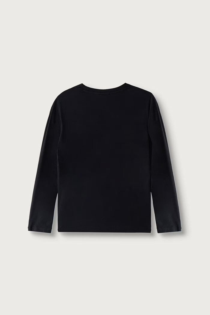 Napapijri Longsleeve dziecięcy bawełniany S-NEW BOX LOGO LS NP0A8B3N1761.134.172 granatowy AW26