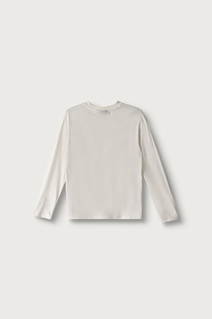 Napapijri Longsleeve dziecięcy bawełniany S-NEW BOX LOGO LS NP0A8B3NN1A1.122.128 beżowy AW26