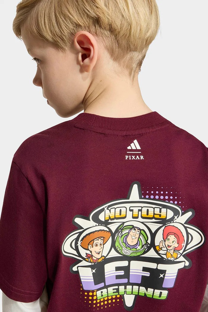 adidas лонгслів дитячий бавовняний PIXAR TOY STORY KG6133