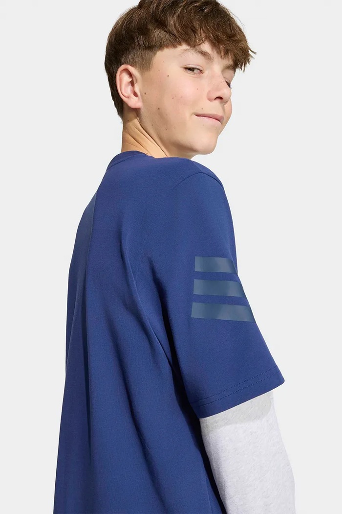 adidas tričko s dlhým rukávom detské bavlnené s elastanom KR3651