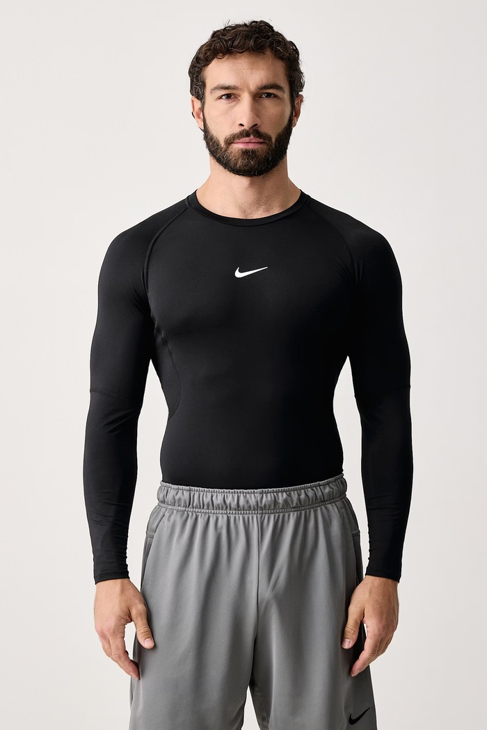 Nike Longsleeve treningowy męski Nike Pro Dri-FIT czarny FB7919.010