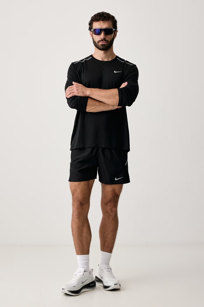 Nike Longsleeve do biegania męski Miler Dri-FIT IF2086.010 czarny AW26