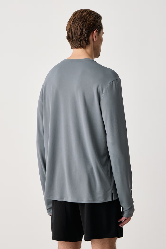 Odzież Nike Longsleeve treningowy męski Miler Dri-FIT IF2086.084 szary