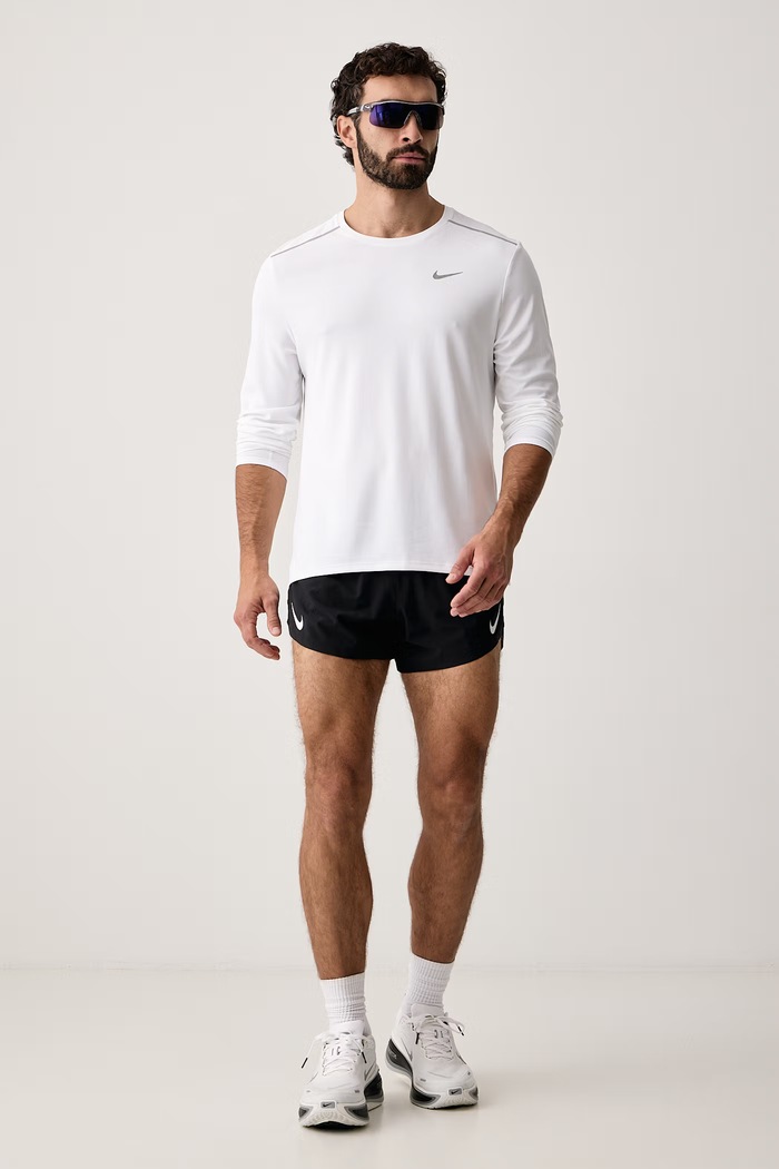 Nike Longsleeve do biegania męski Miler Dri-FIT IF2086.100 biały AW26