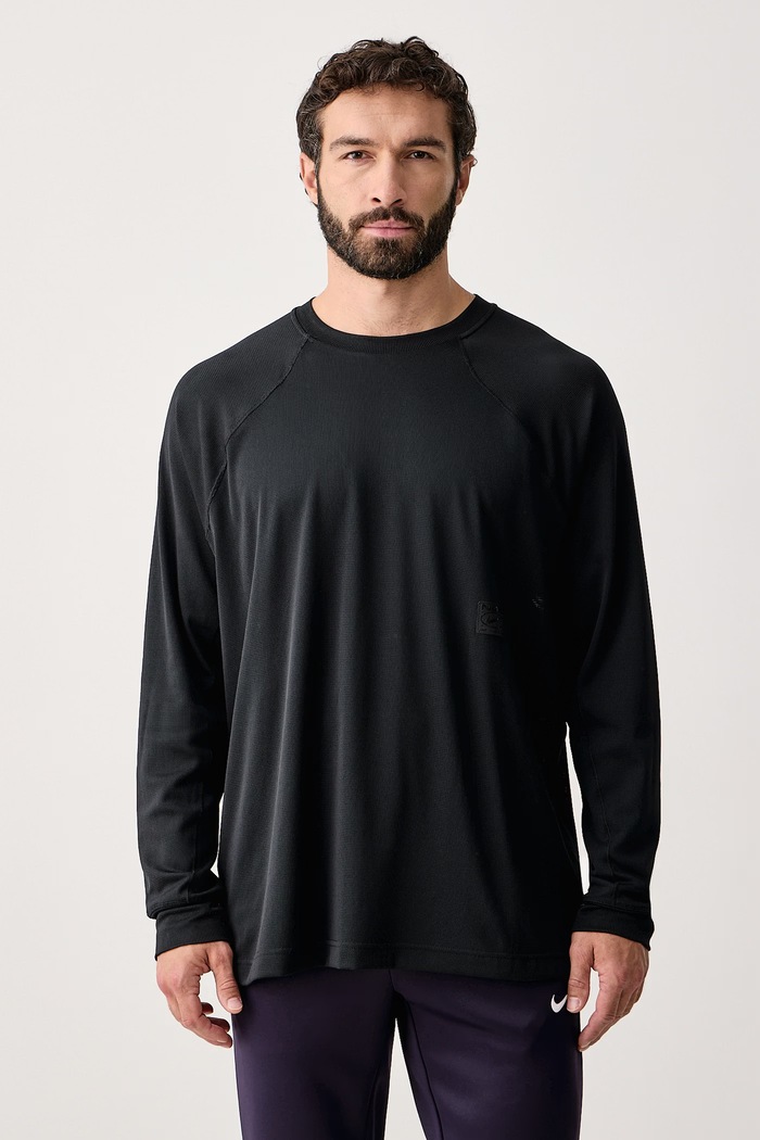Nike Longsleeve treningowy męski N.A.C. Dri-FIT czarny IM5601.010