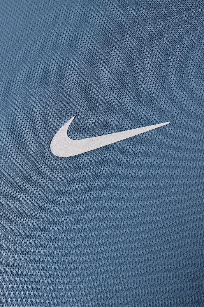 Longsleeve do biegania męski Miler UV Dri-FIT Nike granatowy IO1233.438