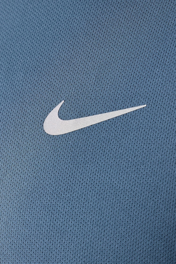 Longsleeve do biegania męski Miler UV Dri-FIT Nike granatowy IO1233.438