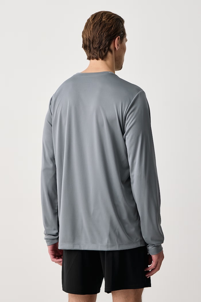 Odzież Nike Longsleeve treningowy męski Dri-FIT IO1427.084 szary