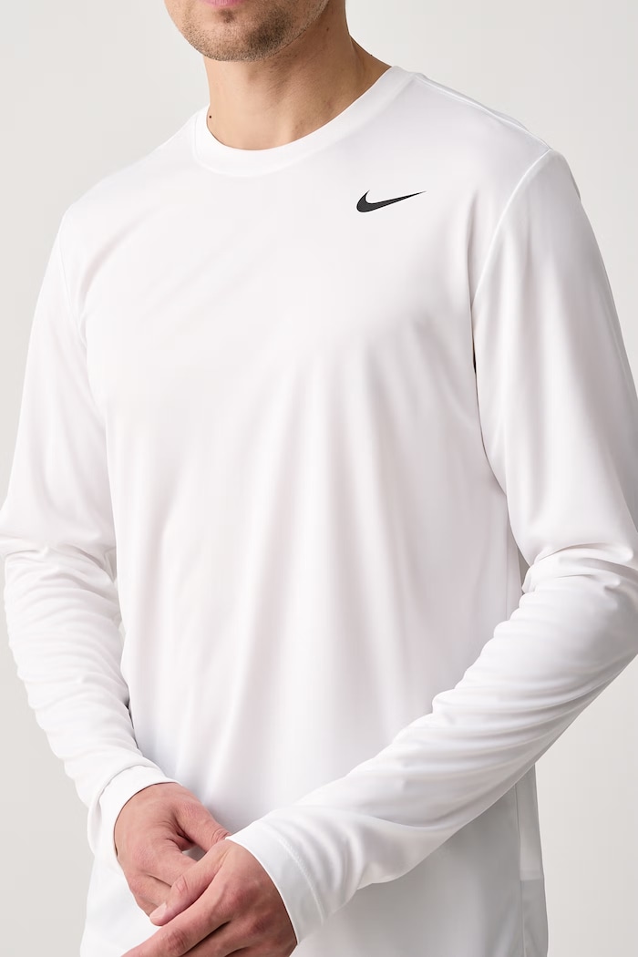 Longsleeve treningowy damski Dri-FIT Nike IO1427.100 biały