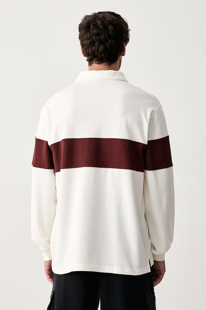 Odzież Jordan Longsleeve męski z bawełną Brooklyn IO2450.133 beżowy