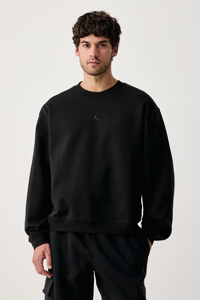 Jordan Bluza męska z bawełną Sport Hoop Fleece czarny IM7797.010