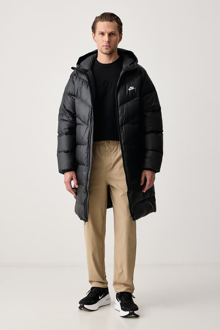 Nike Sportswear A maniche lunghe da uomo in cotone Premium Essentials IH1127.010 nero AW26