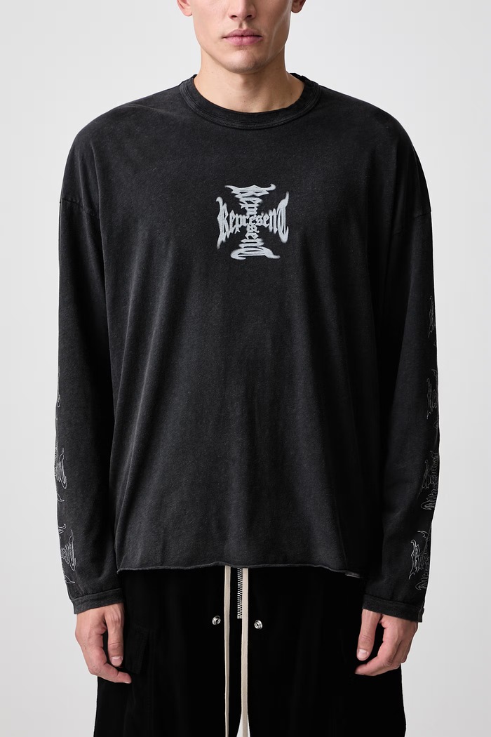 Longsleeve męski z bawełną Represent czarny MLM3811
