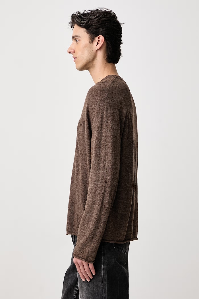 Sweater with wool Men's Represent MLM3610 brown