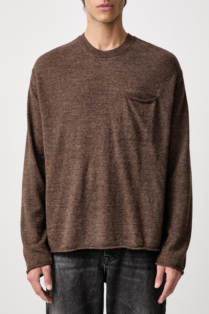 Sweater with wool Men's Represent brown MLM3610