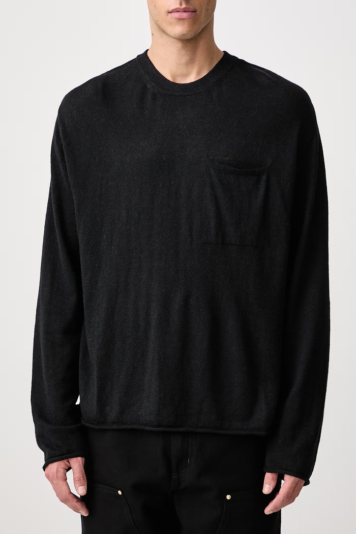 Maglione con lana da uomo Represent nero MLM3610