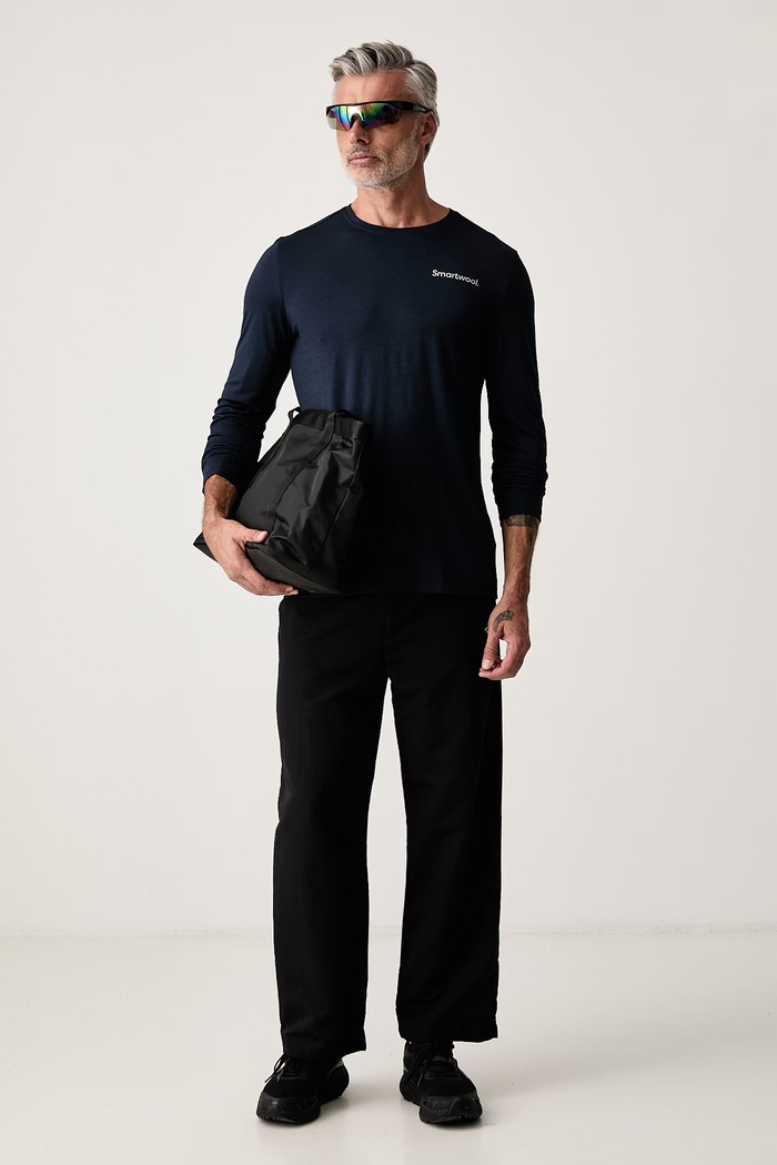 Smartwool Longsleeve męski z wełną merino SW0031710921 granatowy AW26