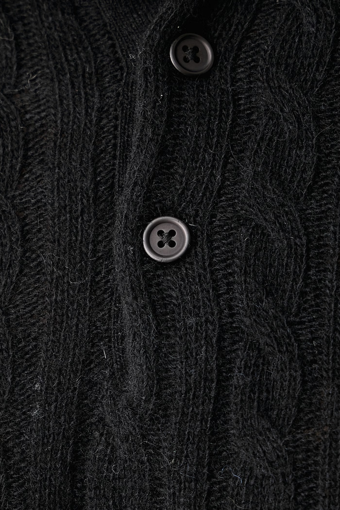 Sweter męski z wełną Lindbergh czarny 30.800227B