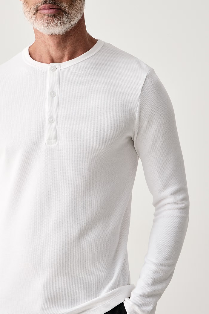 Longsleeve męski bawełniany Lindbergh 30.403021A biały