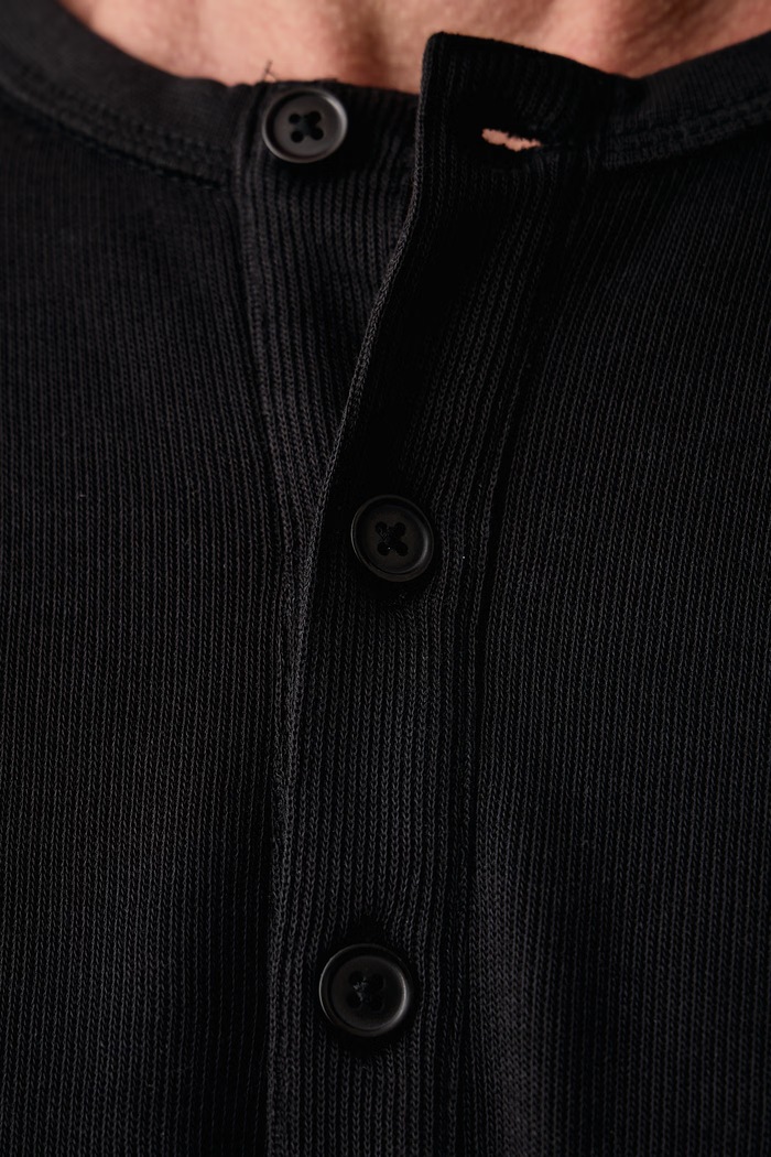 Longsleeve męski bawełniany Lindbergh czarny 30.403021A