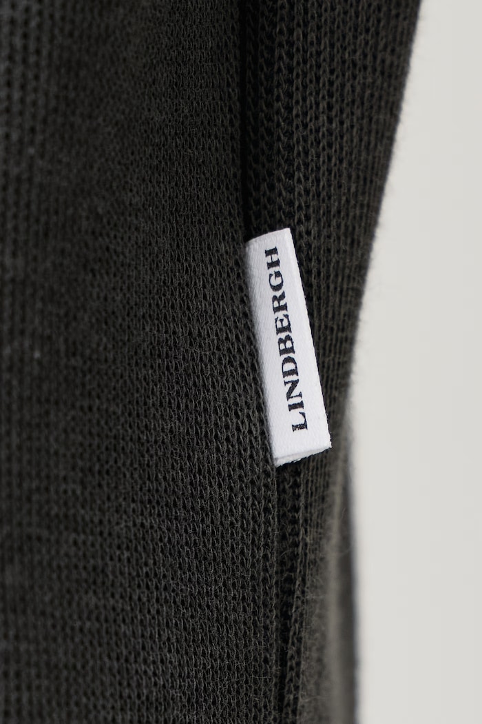 Longsleeve męski bawełniany Lindbergh szary 30.403021