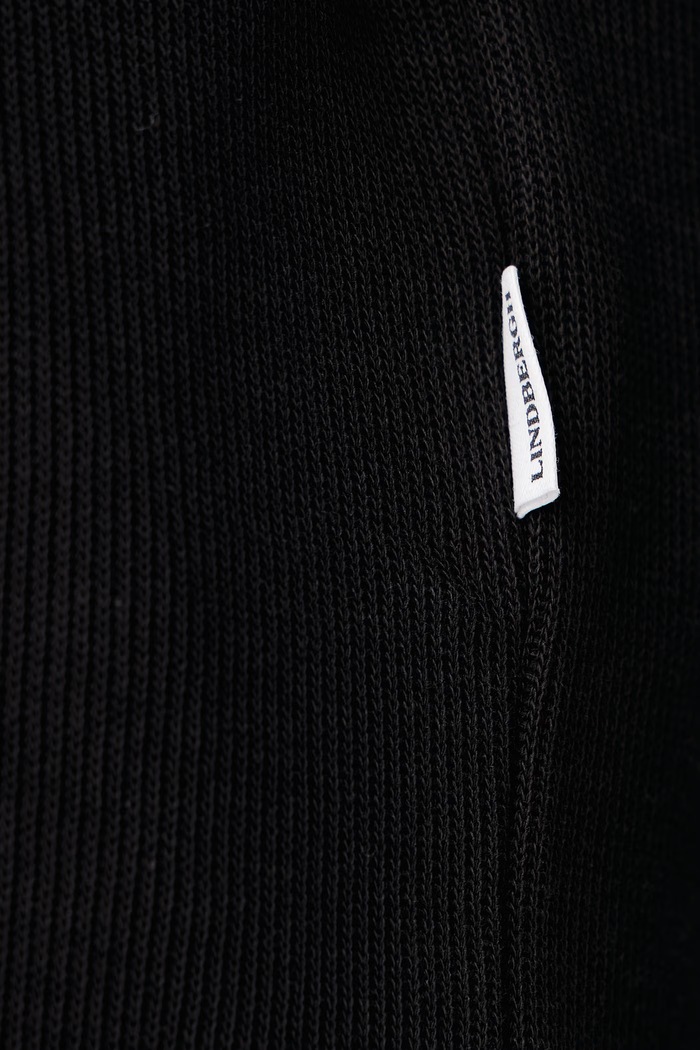 Longsleeve męski bawełniany Lindbergh czarny 30.403021