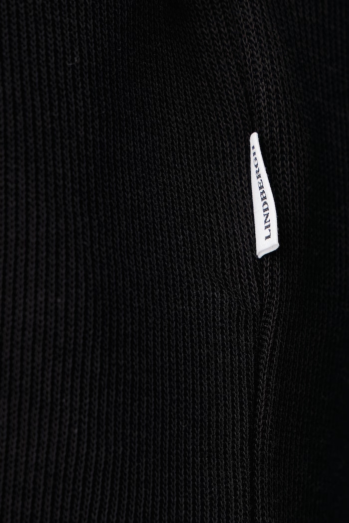 Longsleeve męski bawełniany Lindbergh czarny 30.403021