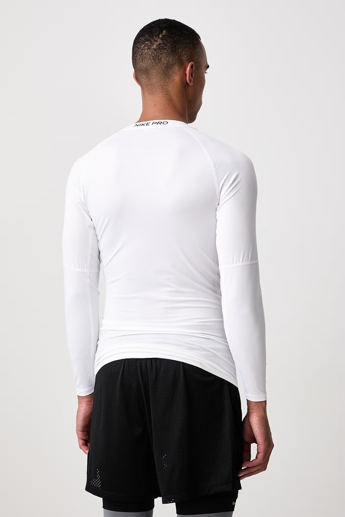 Odzież Nike Longsleeve treningowy męski Nike Pro Dri-FIT FB7919.100 biały