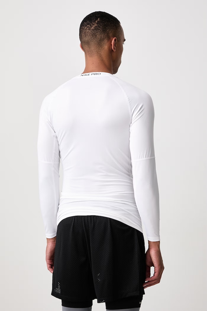 Odzież Nike Longsleeve treningowy męski Nike Pro Dri-FIT FB7919.100 biały