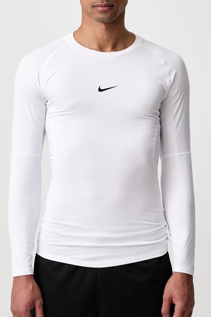 Longsleeve treningowy męski Nike Pro Dri-FIT Nike FB7919.100 biały