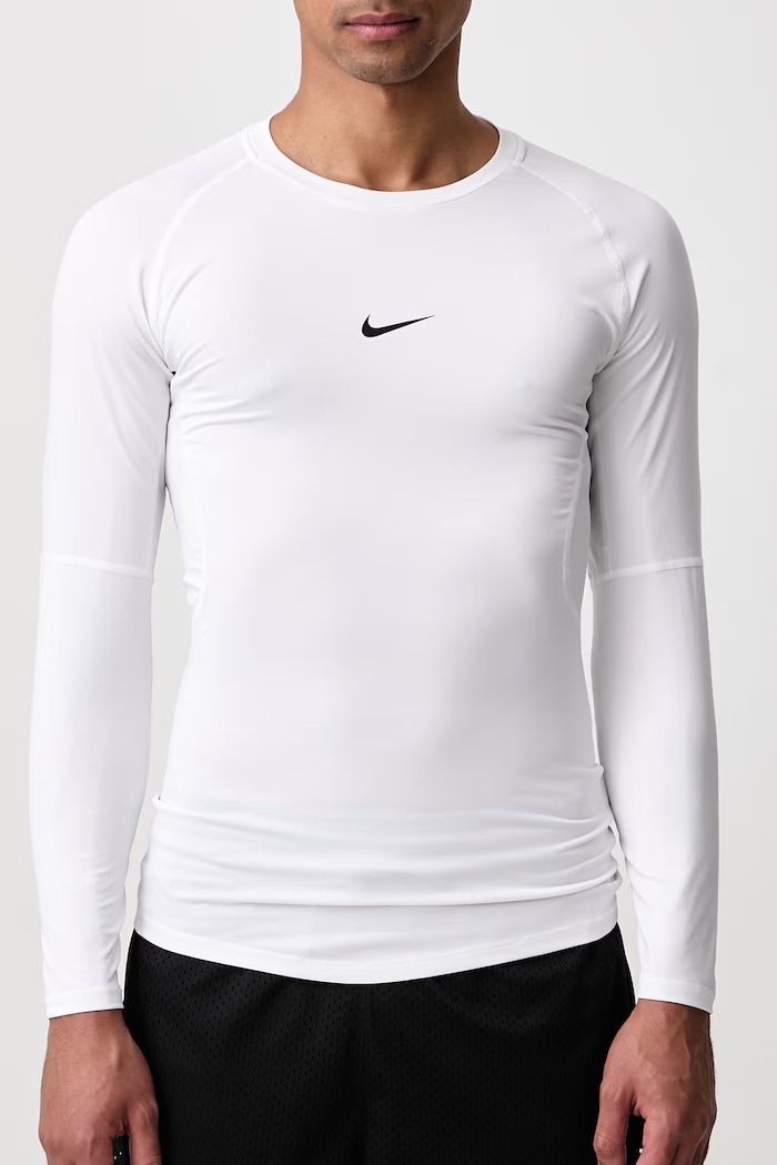 Longsleeve treningowy męski Nike Pro Dri-FIT Nike FB7919.100 biały