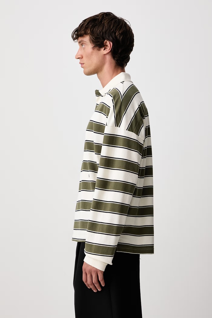Fontaine a maniche lunghe da uomo in cotone RHUDE RHFW26PO01358 beige