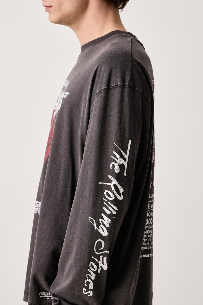 Longsleeve męski bawełniany Guess Jeans M6BI30.K5548 szary