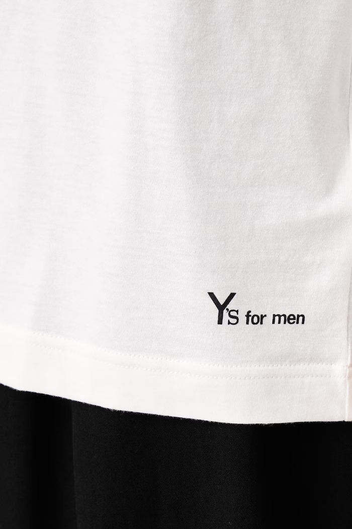 Yohji Yamamoto LOGO PT longsleeve męski bawełniany KN3691