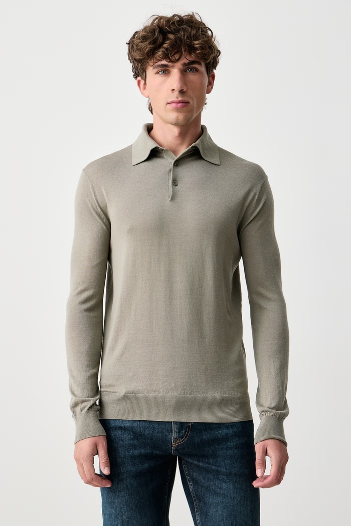 Guess Sweter męski wełniany NASSER zielony M6BR41.Z1588