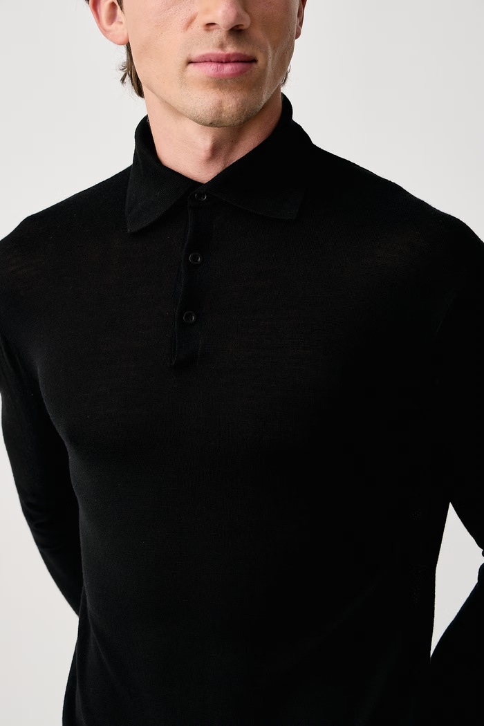 Sweter męski wełniany NASSER Guess M6BR41.Z1588 czarny