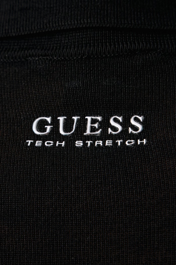 Sweter męski wełniany NASSER Guess czarny M6BR41.Z1588