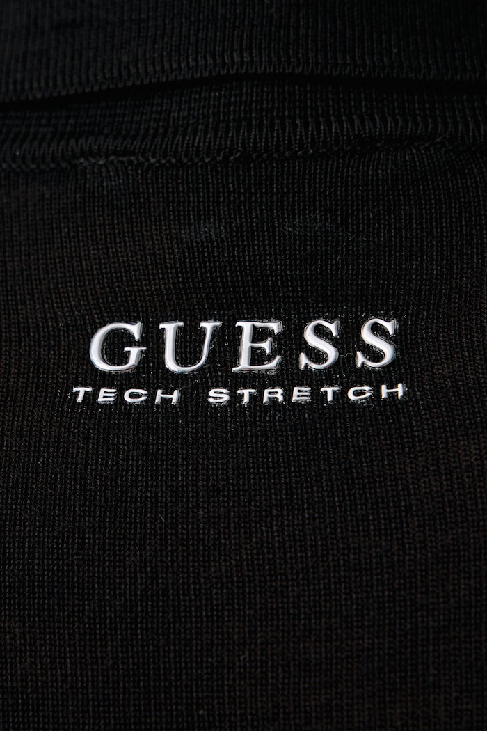 Sweter męski wełniany NASSER Guess czarny M6BR41.Z1588