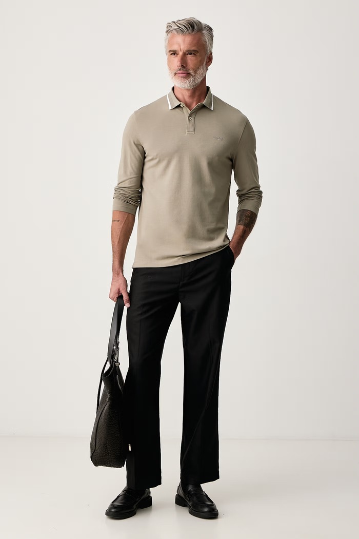 Guess Tričko s dlhým rukávom pánske s bavlnou M6BP07.K6195 zelená AW26