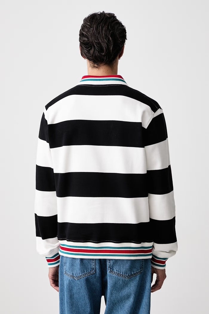 Odzież Drôle de Monsieur Bluza męska bawełniana Drule Embroidered M.PL183.CO324 biały
