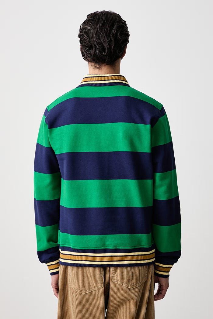 Odzież Drôle de Monsieur Bluza męska bawełniana Drule Embroidered M.PL183.CO324 niebieski