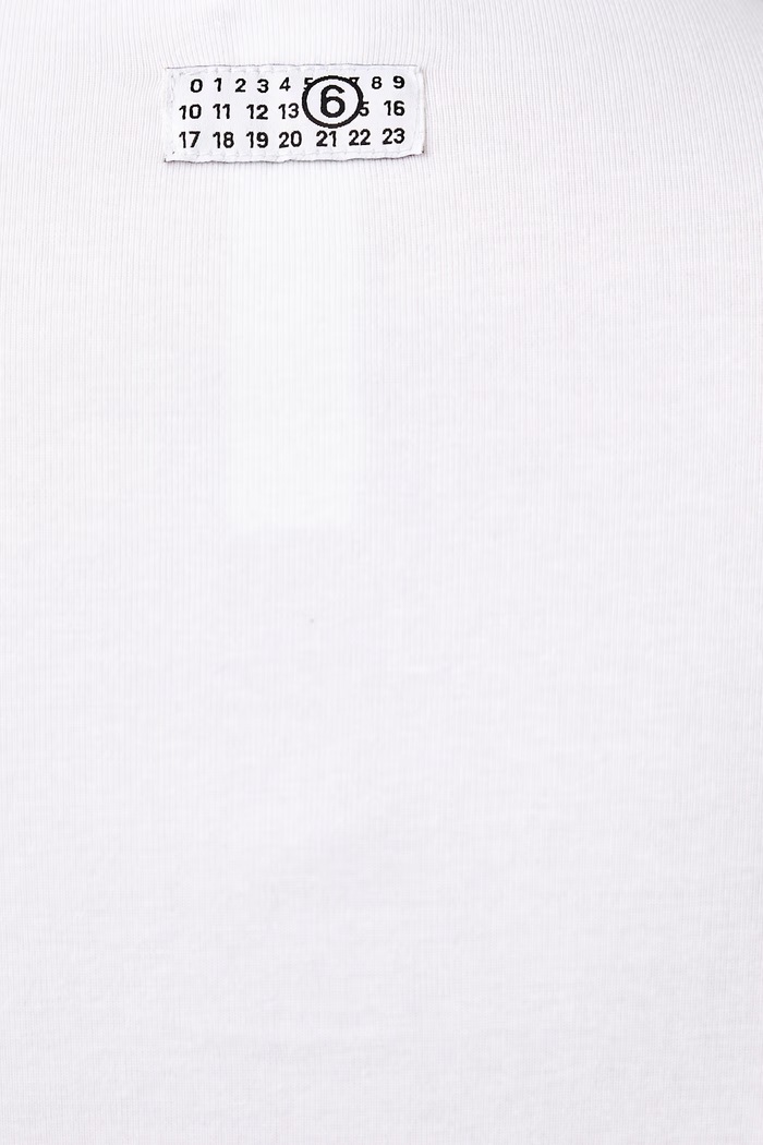 MM6 Maison Margiela Longsleeve męski z bawełną MJMF00020