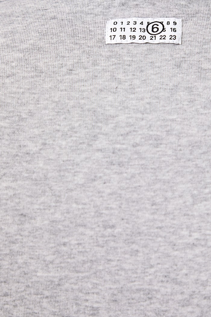 MM6 Maison Margiela Longsleeve męski z bawełną MJMF00020