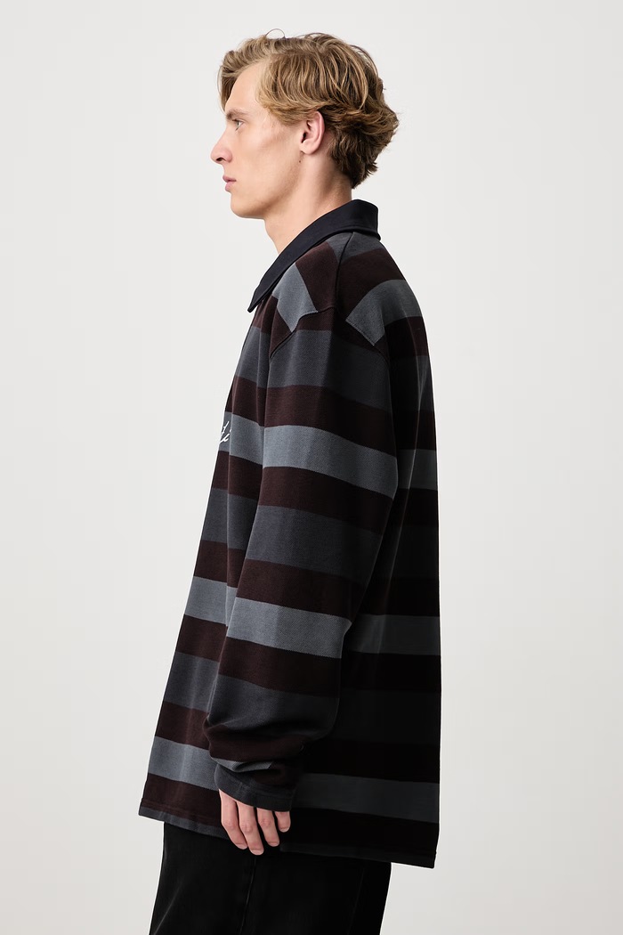 Stroke Ow Relax tričko s dlouhým rukávem pánské bavlněné Off-White 44MAD015F26J002960 šedá