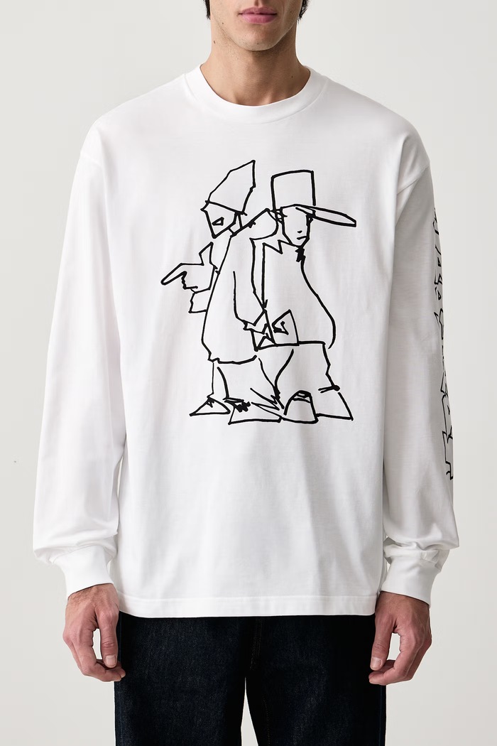 Blinkerfluid T-Shirt tričko s dlouhým rukávem pánské bavlněné Carhartt WIP bílá I037238