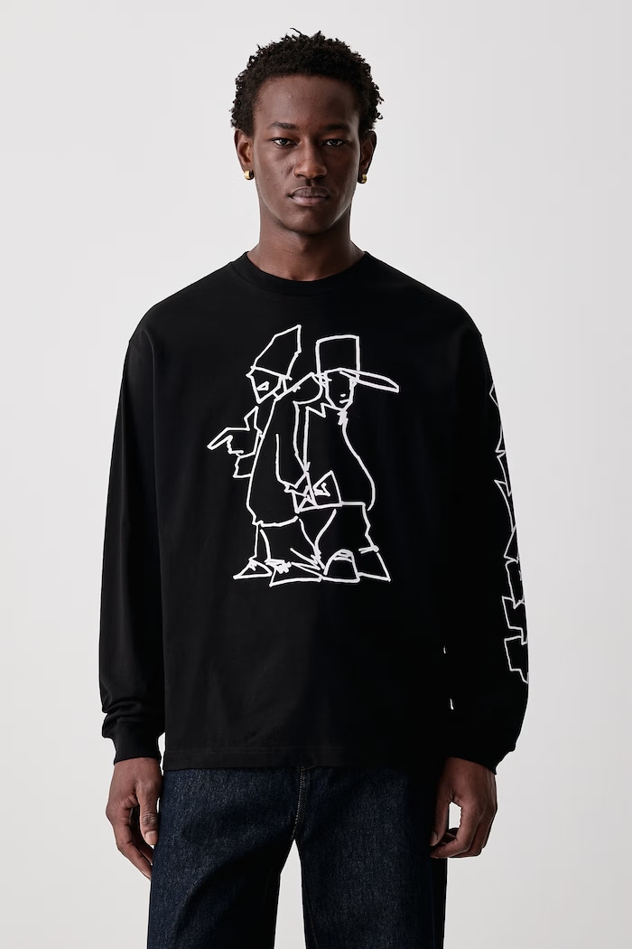Carhartt WIP Blinkerfluid T-Shirt longsleeve męski bawełniany czarny I037238