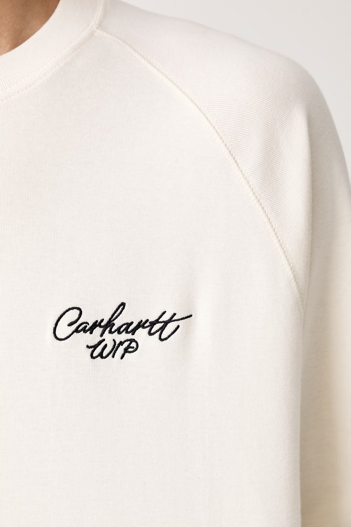 Carhartt WIP Signature Rib T-Shirt tričko s dlouhým rukávem pánské bavlněné I037121